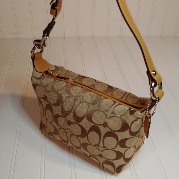 Coach Signature Khaki Small Purse - Picture 6 of 14